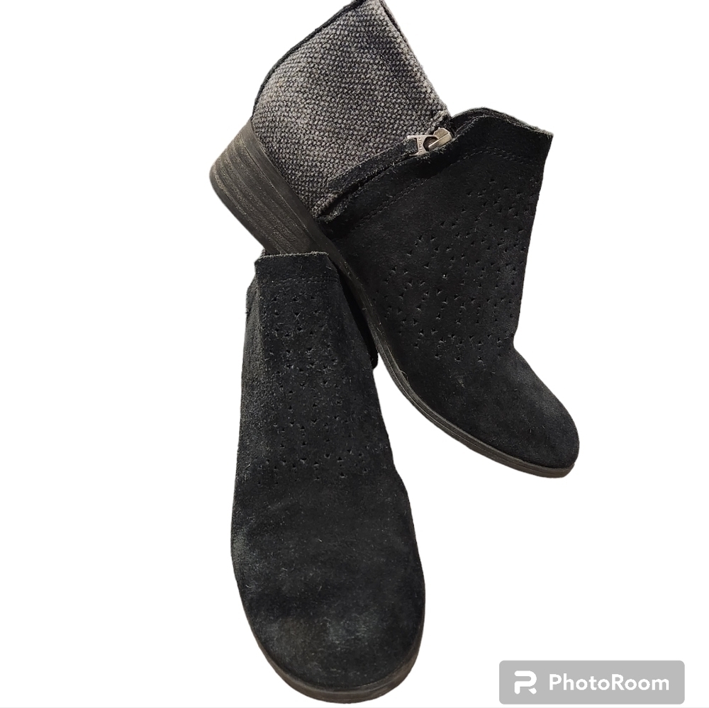 TOMS Deia Leather Ankle Boot Women's 6.5